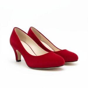 Elegant Red Women's Heels